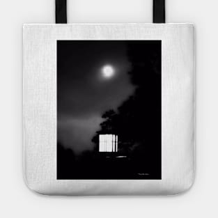 Night Lights - Black And White Tote