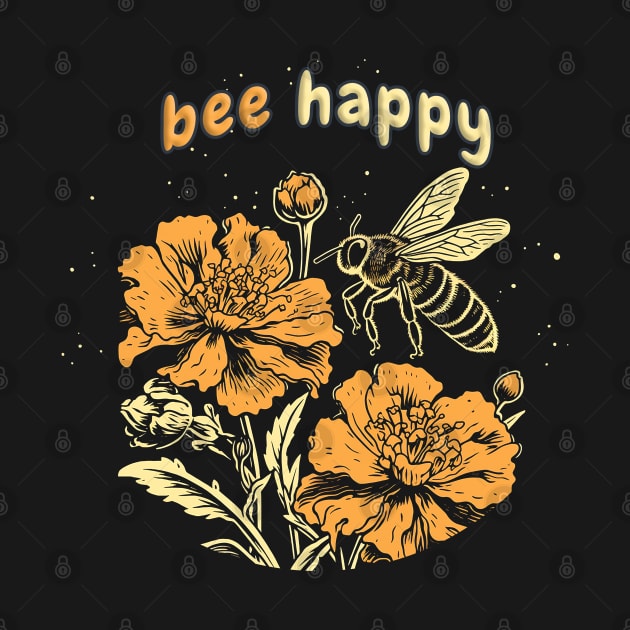 Bee Happy by nonbeenarydesigns