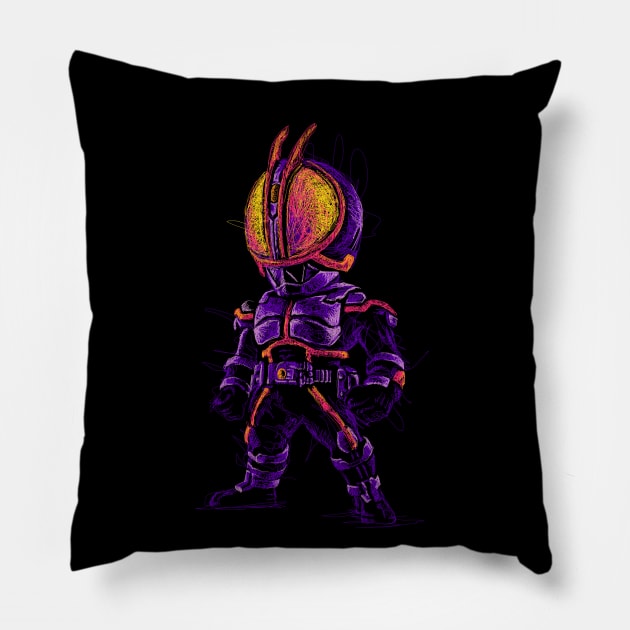 Kamen Rider Scribble Pillow by jayaadiprastya