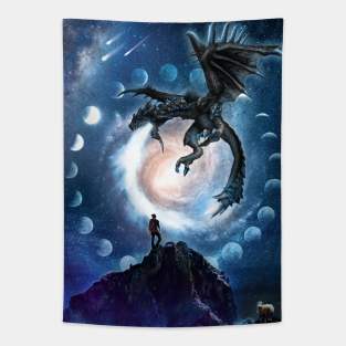 Blue Dragon Tapestry