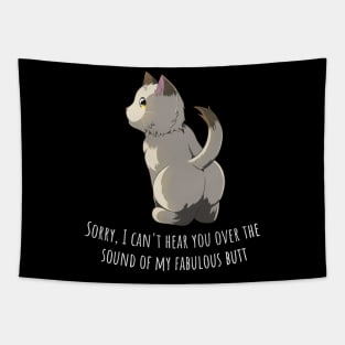 Cute Cat Butt Tapestry