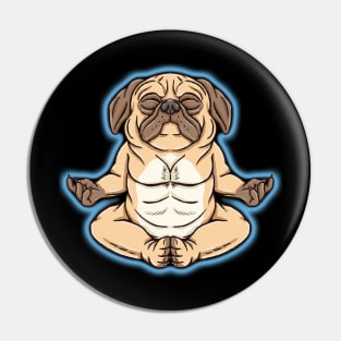 Yoga Pug Pin