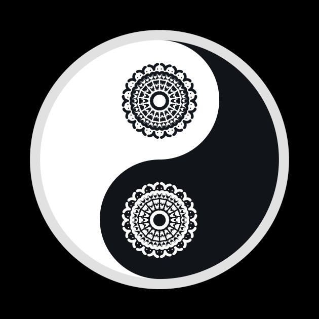 Ying Yang The Symbol Of Peace That Balance The Nature - Mandela - Phone