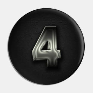 Number 4 Pin