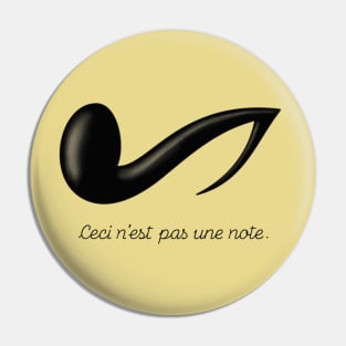 Ceci n'est pas une note Pin