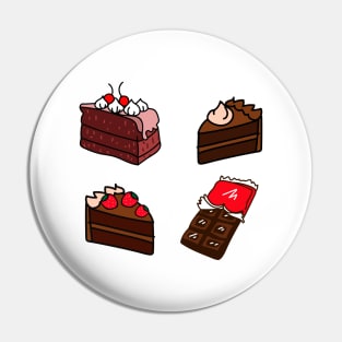 Cute chocolate cakes Pin