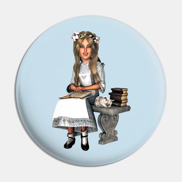 Alice Before Wonderland Pin by 2HivelysArt