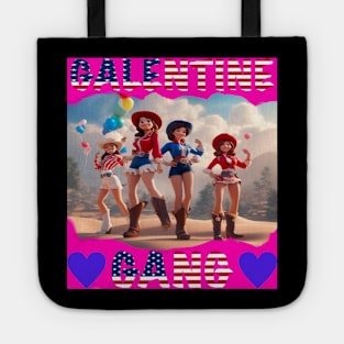 Galentine gang party Tote