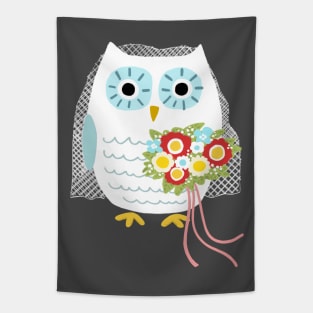 Owl Bride Tapestry