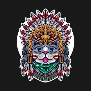 Cat Aztec T-Shirt