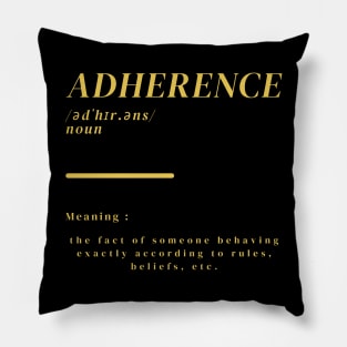 Word Adherence Pillow