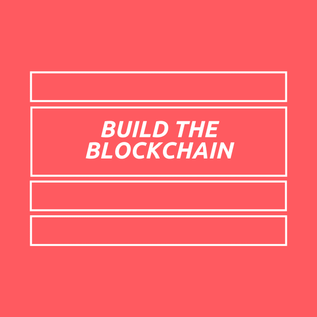 Forget the wall, build the blockchain! by CryptoStitch