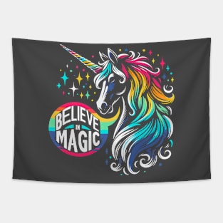 Christmas unicorn Tapestry