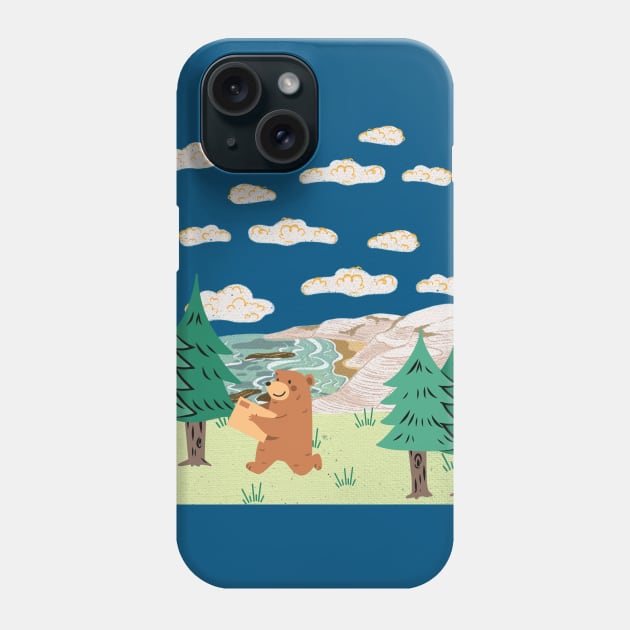 Shopping through forest Phone Case by SkyisBright