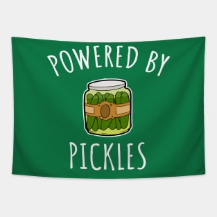 Powered by pickles Tapestry