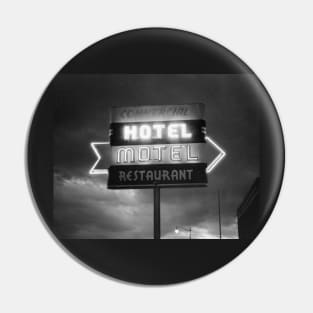 Hotel Sign, 1942. Vintage Photo Pin