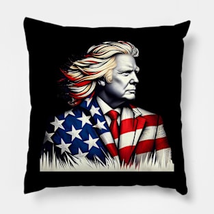 Donald Trump 2024 Elections Funny Pillow