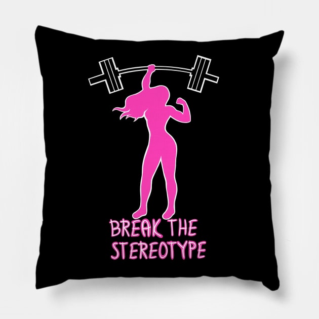 Break the stereotype Pillow by TimAddisonArt