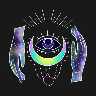 Third Eye Mystic Moon Occult T-Shirt