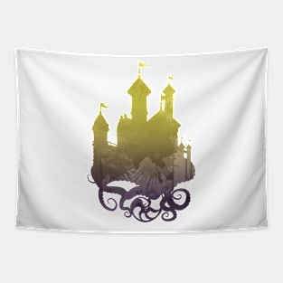 Castle Inspired Silhouette Tapestry