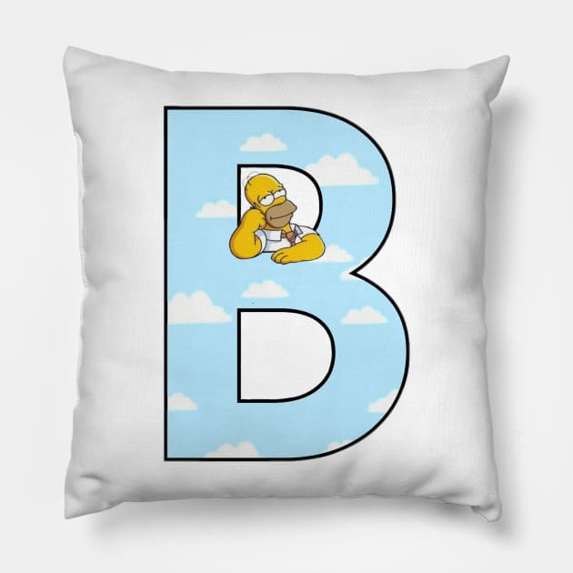 Simpsons letter Pillow by ZoeBaruch