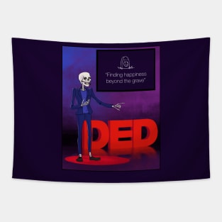 zombie skeleton halloween ted talk Tapestry