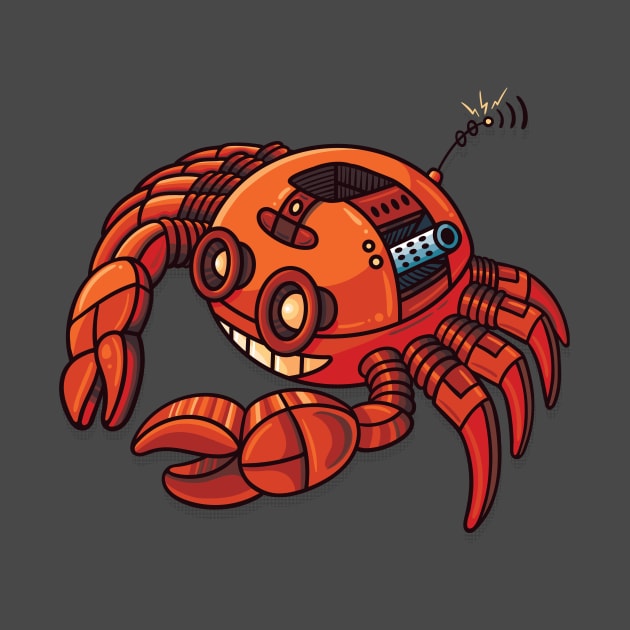 Crab Bot by Moe Tees