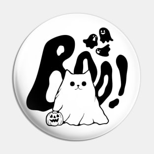 Purr-fectly Spooky: Halloween Cat Pin