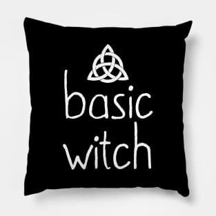 Basic Witch  - White Pillow