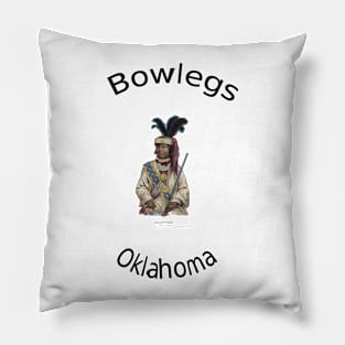 Bowlegs, Oklahoma Pillow