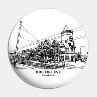 Brookline - Massachusetts Pin