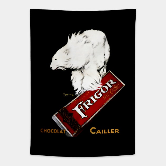 Leonetto Cappiello Frigor Chocolate Poster Tapestry by PatricianneK