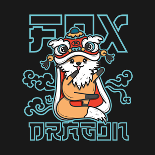 Dancing Fox , Dragon year T-Shirt