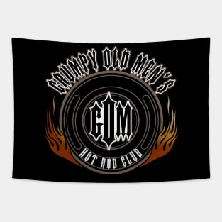 Grumpy Old Men's Hot Rod Club Tapestry