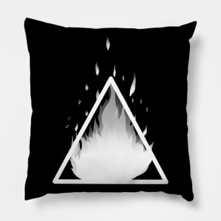 Witches fire element symbol Pillow