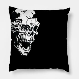 Broken skull Pillow