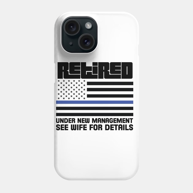 Retired Police Phone Case by B3pOh