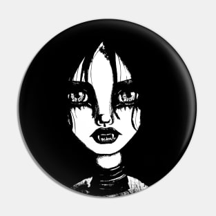 Vampire at My Door (Single Color Version) Pin