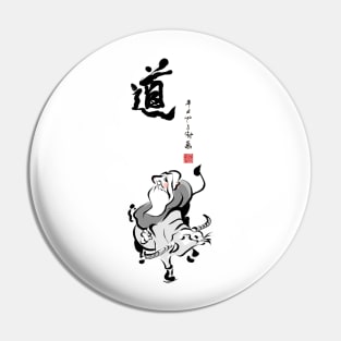 Laozi Riding the Ox (No.2) Pin