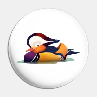 Mandarin duck Pin