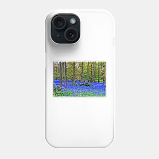 Bluebell Woods Greys Court Oxfordshire England UK Phone Case