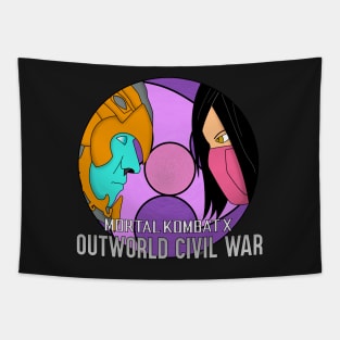 Mortal Kombat X Civil War Tapestry