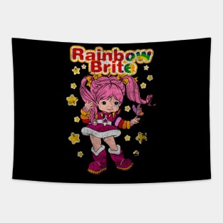 Rainbow Brite // Vintage Style Design Tapestry