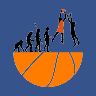 Basketball evolution Best basketball evolution design T-Shirt