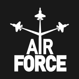 Air Force Military White Design T-Shirt