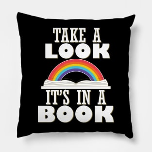 Take A Look It's In A Book Pillow