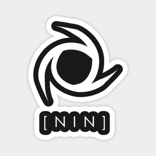 Ninja (white) Magnet