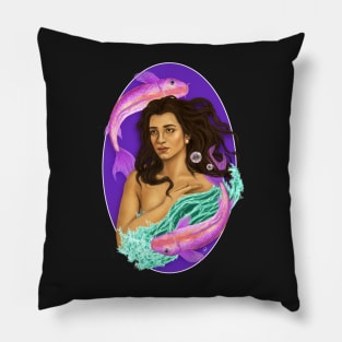 Zodiac Portrait series - Pisces Pillow