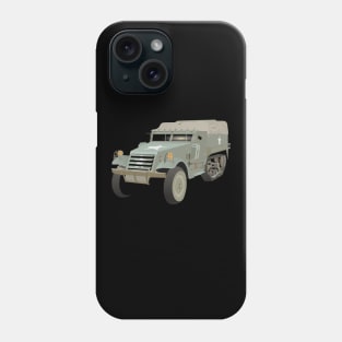 M3 American WW2 Half-track Phone Case