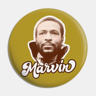 Marvin Gaye / Retro Style Design Pin